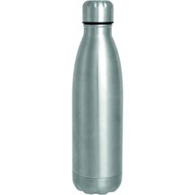 Vakuum-Trinkflasche GOLDEN TASTE doppelwandig (silber) (Art.-Nr. CA759806)