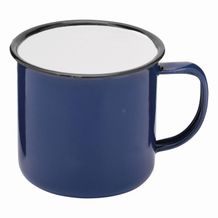 Emaille Becher RETRO CUP (blau, weiß) (Art.-Nr. CA782391)