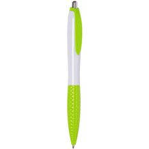 Kugelschreiber JUMP (apfelgrün, weiß) (Art.-Nr. CA787133)