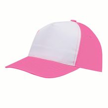 5-Panel-Cap SHINY (pink, weiß) (Art.-Nr. CA822620)