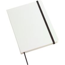 Notizbuch AUTHOR im DIN-A5-Format (schwarz, weiß) (Art.-Nr. CA854765)