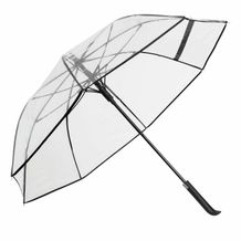 Automatischer Windproof-Stockschirm VIP (schwarz, transparent) (Art.-Nr. CA854813)