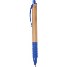 Kugelschreiber BAMBOO RUBBER (blau, braun) (Art.-Nr. CA860830)