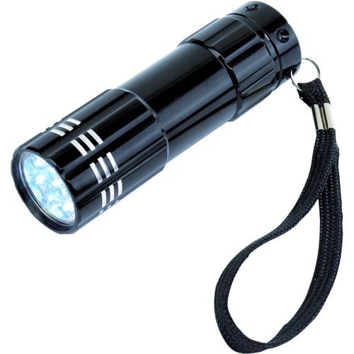 LED-Taschenlampe POWERFUL (Art.-Nr. CA890498) - LED-Taschenlampe POWERFUL: 9 lichtstarke...