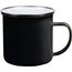Emaille-Trinkbecher VINTAGE CUP (Schwarz) (Art.-Nr. CA894386)