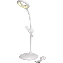 Akku-Lampe mit Ventilator FRESH LIGHT (weiß) (Art.-Nr. CA900023)