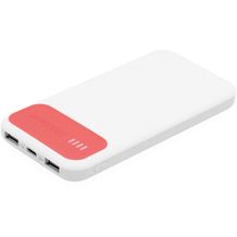 Powerbank SILICON VALLEY (rot, weiß) (Art.-Nr. CA902104)