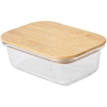 Lunchbox ROSILI M, Füllmenge ca. 350 ml (braun, transparent) (Art.-Nr. CA914551)