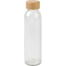 Glas-Flasche DEEPLY (braun, transparent) (Art.-Nr. CA922435)