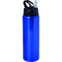 Aluminium-Trinkflasche SPORTY TRANSIT (blau) (Art.-Nr. CA942940)