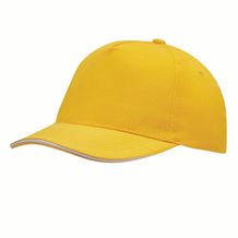 5-Panel-Sandwich-Cap WALK (gelb) (Art.-Nr. CA943333)