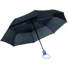 Vollautomatischer Windproof-Taschenschirm STREETLIFE (blau, schwarz) (Art.-Nr. CA949774)