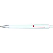 Kugelschreiber MIAMI (rot, weiß) (Art.-Nr. CA969848)