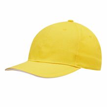 6-Panel-Sandwich-Cap LIBERTY (gelb) (Art.-Nr. CA995308)