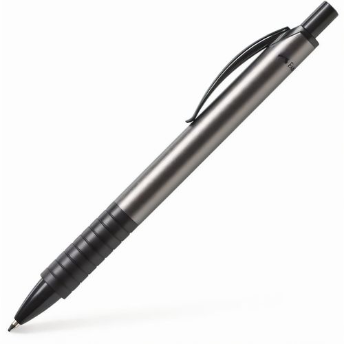 Basic Alu Kugelschreiber Anthrazit (Art.-Nr. CA028229) - Kugelschreiber Basic Alu. Der Schaft...