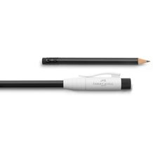 Perfekter Bleistift aus Kunststoff (schwarz, weiss, blau, rot) (Art.-Nr. CA053356)