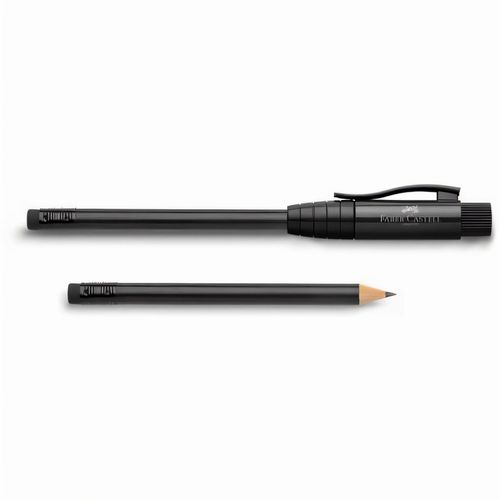 Perfekter Bleistift aus Kunststoff (Art.-Nr. CA137736) - Kunststoff - Verlaengerer mit integriert...
