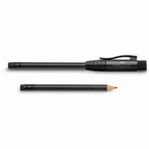 Perfekter Bleistift aus Kunststoff (schwarz, weiss, blau, rot) (Art.-Nr. CA137736)