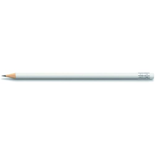 Bleistifte mit Radiertip (Art.-Nr. CA146836) - Bleistift aus naturfarbenem Holz,...