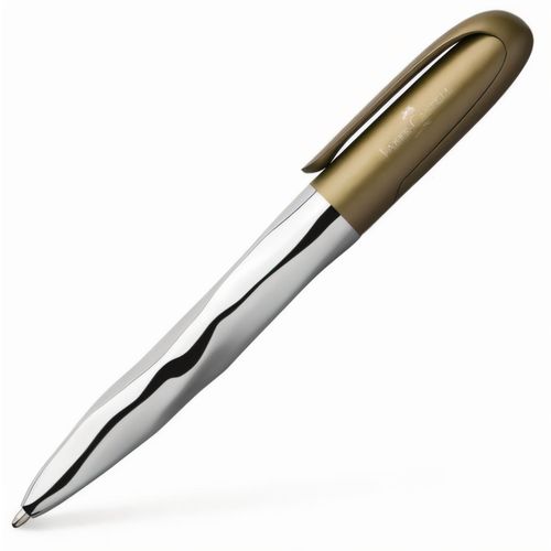 n'ice pen Metallic Kugelschreiber (Art.-Nr. CA227340) - Die Metallic Variante in Olive  ein...