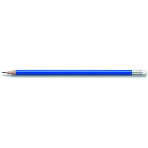 Bleistifte mit Radiertip (Art.-Nr. CA432488) - Bleistift aus naturfarbenem Holz,...