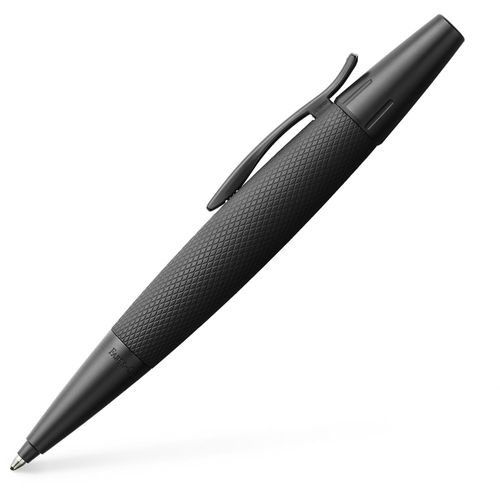 E-Motion Pure Kugelschreiber (Art.-Nr. CA812364) - Pure black  die Kombination des fein...