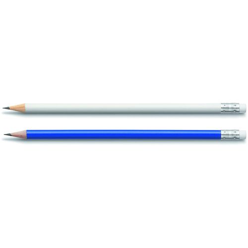 Bleistifte mit Radiertip (Art.-Nr. CA948505) - Bleistift aus naturfarbenem Holz,...