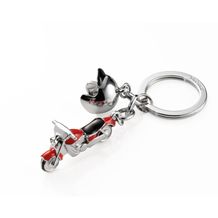 Schlüsselanhänger KEY CRUISING (rot, schwarz) (Art.-Nr. CA108087)