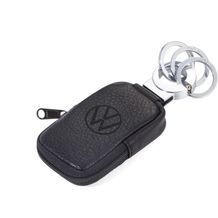 Schlüsselanhänger POCKET CLICK VW (schwarz, silberfarben) (Art.-Nr. CA131212)