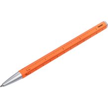 Multitasking-Kugelschreiber CONSTRUCTION BASIC (neonorange, silberfarben) (Art.-Nr. CA168581)