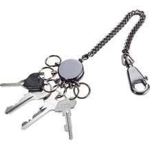 TROIKA Schlüsselanhänger PATENT CHAIN (black chrome) (Art.-Nr. CA177780)