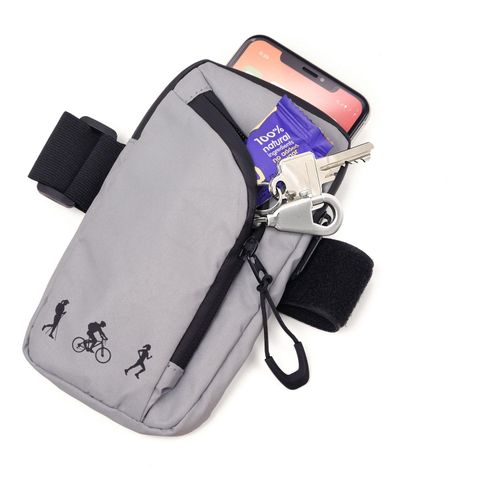 TROIKA Armtasche ARMLEUCHTER (Art.-Nr. CA179394) - Armtasche mit 2 Reißverschlussfächern,...