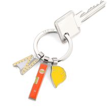 TROIKA Schlüsselanhänger BOB (gelb / orange / silberfarben) (Art.-Nr. CA235040)