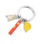 Schlüsselanhänger BOB (gelb, orange, silberfarben) (Art.-Nr. CA235040)