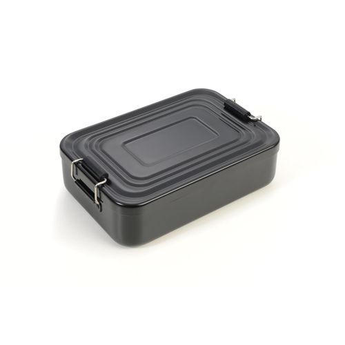 Lunch-Box BLACK BOX (Art.-Nr. CA243709) - Lunch-Box mit Bügelverschluss, spülmas...