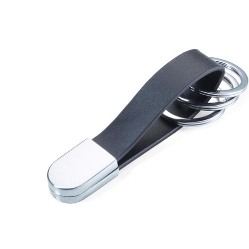 Schlüsselanhänger TWISTER STYLE (Art.-Nr. CA264290) - Schlüsselanhänger mit abgerundetem "Tw...