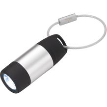 Taschenlampe ECO CHARGE (schwarz, silberfarben) (Art.-Nr. CA271400)