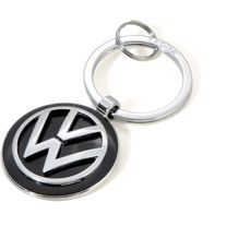 Schlüsselanhänger VW VOLKSWAGEN KEYRING (schwarz, silberfarben) (Art.-Nr. CA336748)