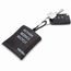 TROIKA Schlüsselanhänger RPET SHOPPING BAG (schwarz) (Art.-Nr. CA357443)