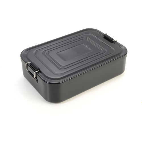 Lunch-Box BLACK BOX XL (Art.-Nr. CA368304) - Lunch-Box XL mit Bügelverschluss, spül...