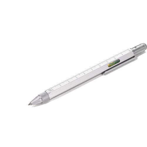 Multitasking-Kugelschreiber CONSTRUCTION (Art.-Nr. CA444539) - Multitasking-Kugelschreiber, Zentimeter/...