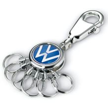 TROIKA Schlüsselanhänger PATENT VW (blau / silberfarben) (Art.-Nr. CA534319)