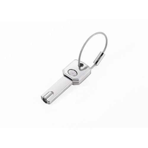 Schlüsselanhänger LIGHT KEY (Art.-Nr. CA635319) - Schlüsselanhänger mit weißem LED- Lic...