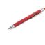 Multitasking-Kugelschreiber CONSTRUCTION (rot, silberfarben) (Art.-Nr. CA643341)