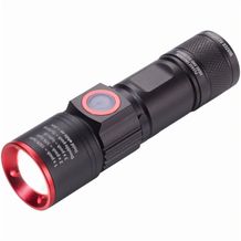 TROIKA Taschenlampe ECO BEAM PRO (rot / schwarz) (Art.-Nr. CA682283)