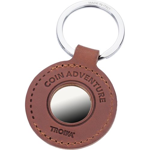 Schlüsselanhänger COIN ADVENTURE (Art.-Nr. CA707854) - Schlüsselanhänger aus hochwertigem ita...