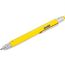 Multitasking-Kugelschreiber CONSTRUCTION (gelb, silberfarben) (Art.-Nr. CA738564)