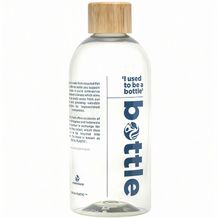 Trinkflashe aus recycelten PET Flaschen (schwarz) (Art.-Nr. CA345734)