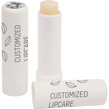 Lipcare Doming Planty - Lippenpflegestift mit Logo-Doming (weiß) (Art.-Nr. CA119438)