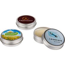 LipJar Alu - Lippenpflege im Aluminium-Döschen mit 4c Etikett (aluminium) (Art.-Nr. CA298316)
